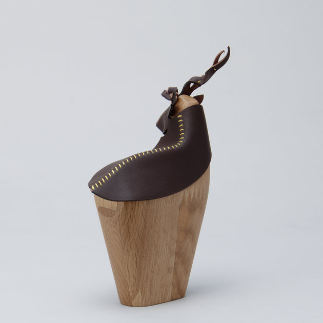 【美品】鹿の角　置物　エゾシカ　オブジェ Animal Object - エゾシカ | COSONCO QS